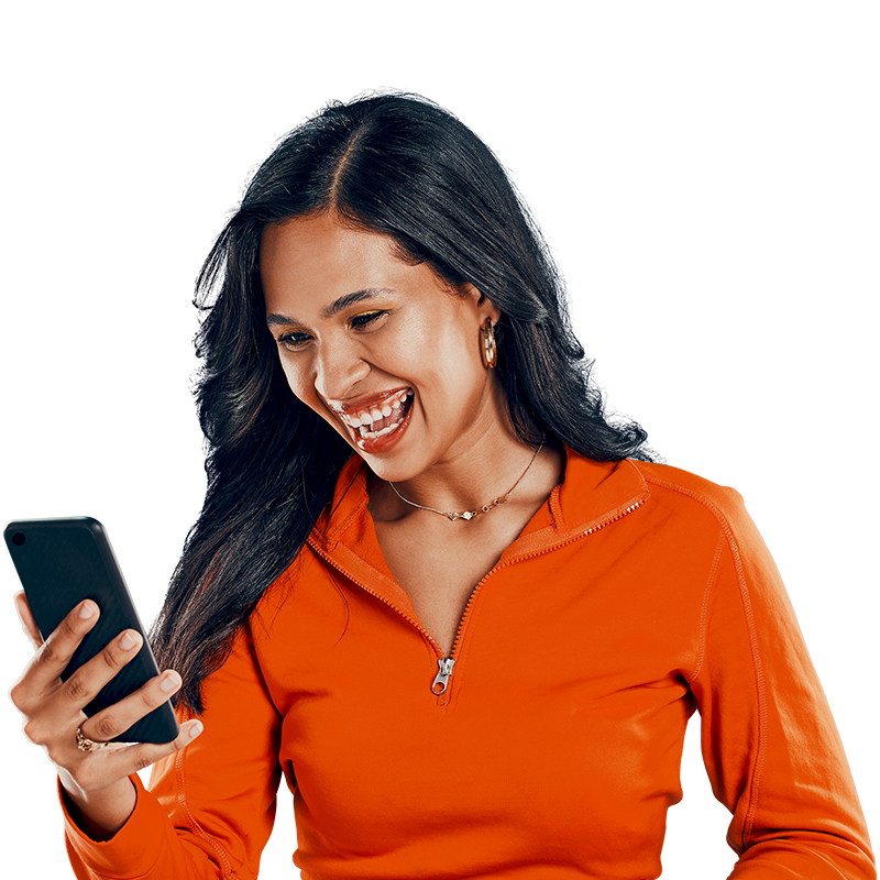 business professional using mobile phone