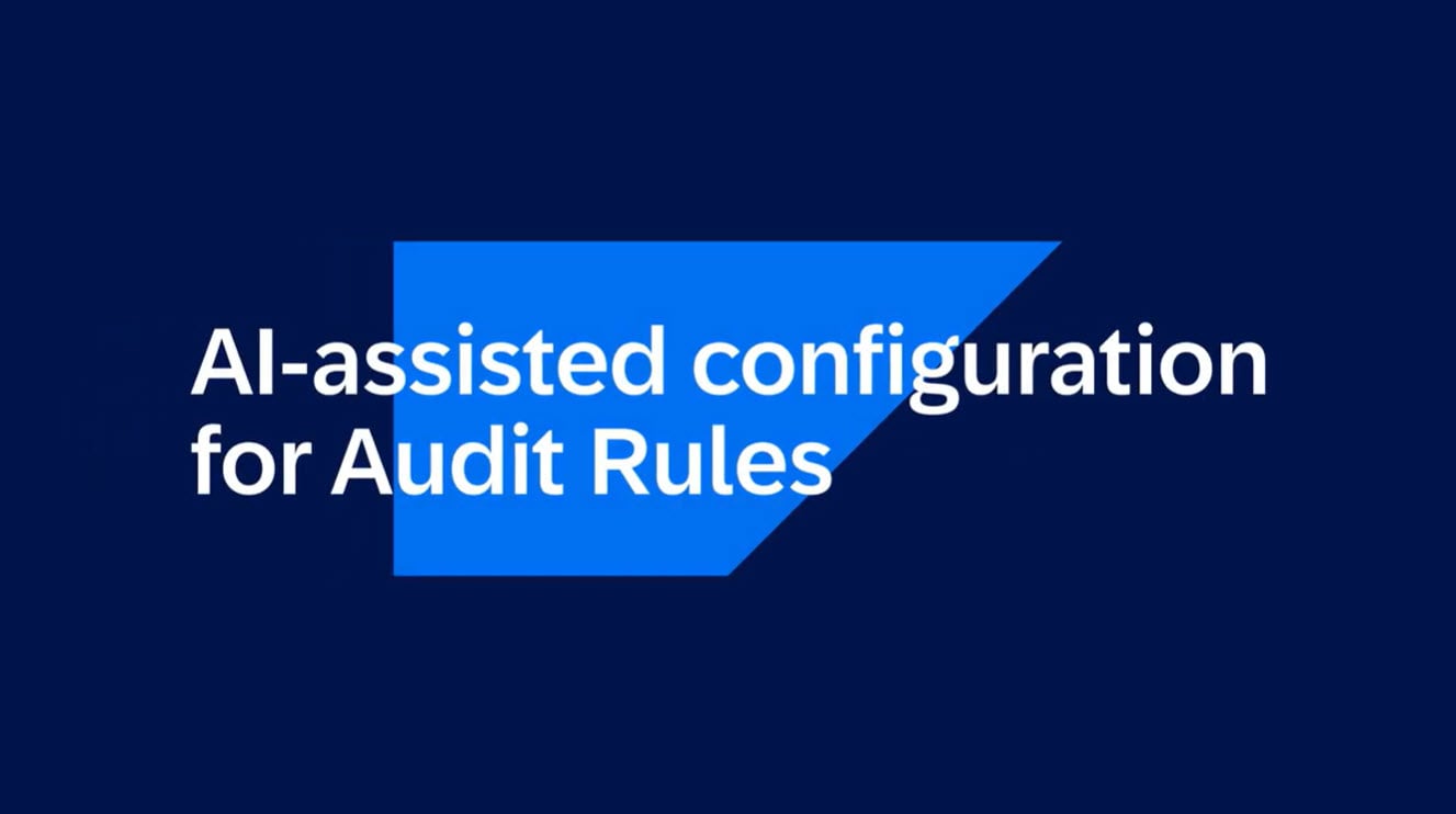 <span>AI-assisted configuration for Audit Rules Demo Video</span>
