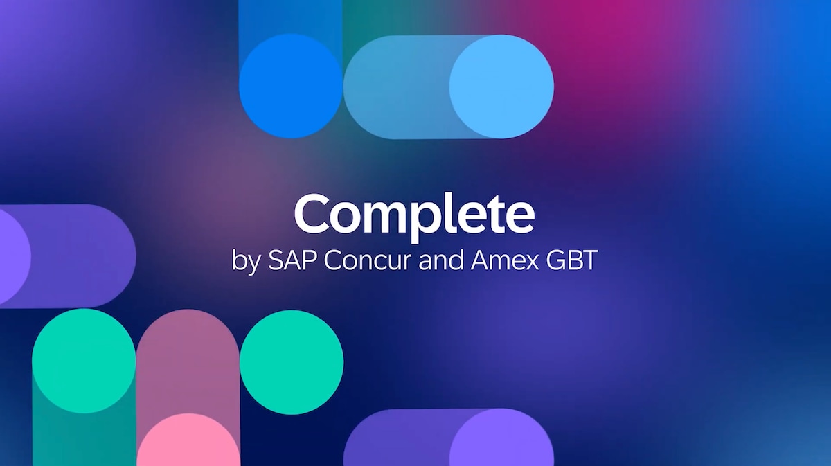 <span>Complete by SAP Concur and Amex GBT Demo</span>
