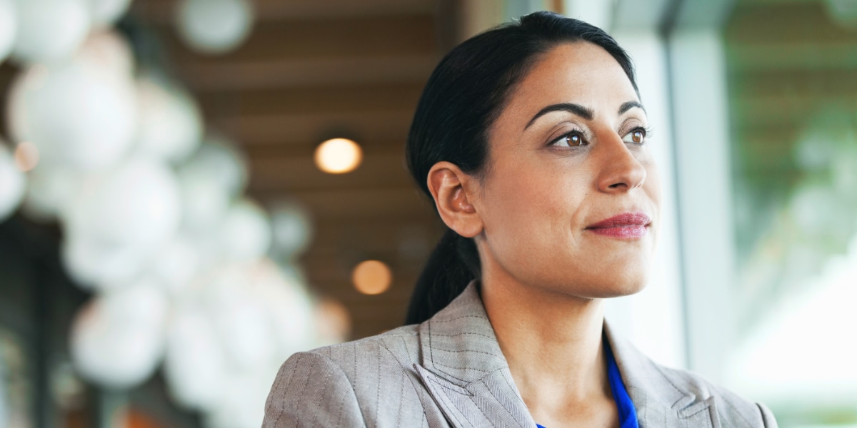 a female finance leader