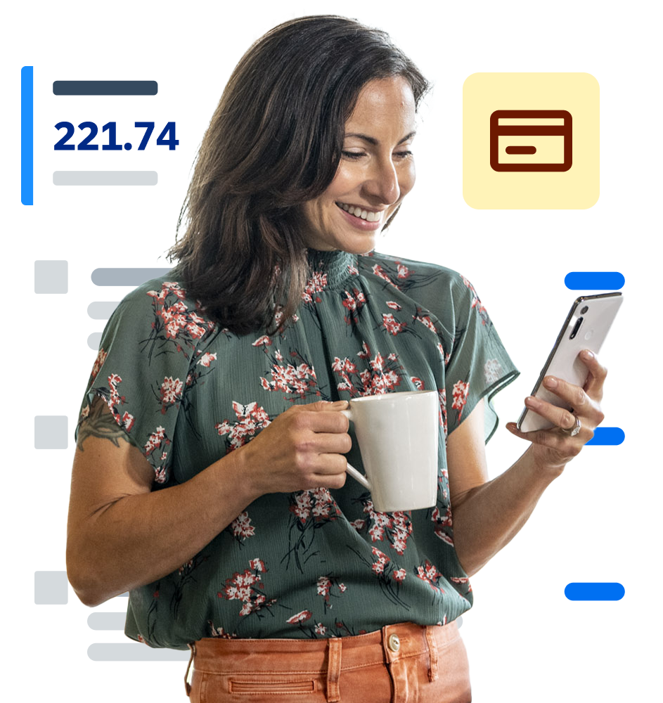 Woman who has had a great expense experience