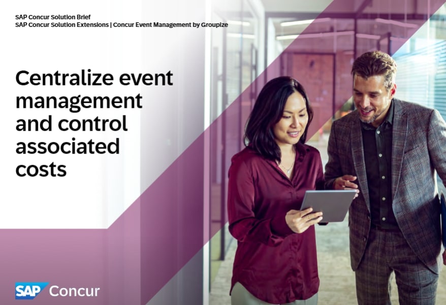 Concur Event Management by Groupize Solution Brief