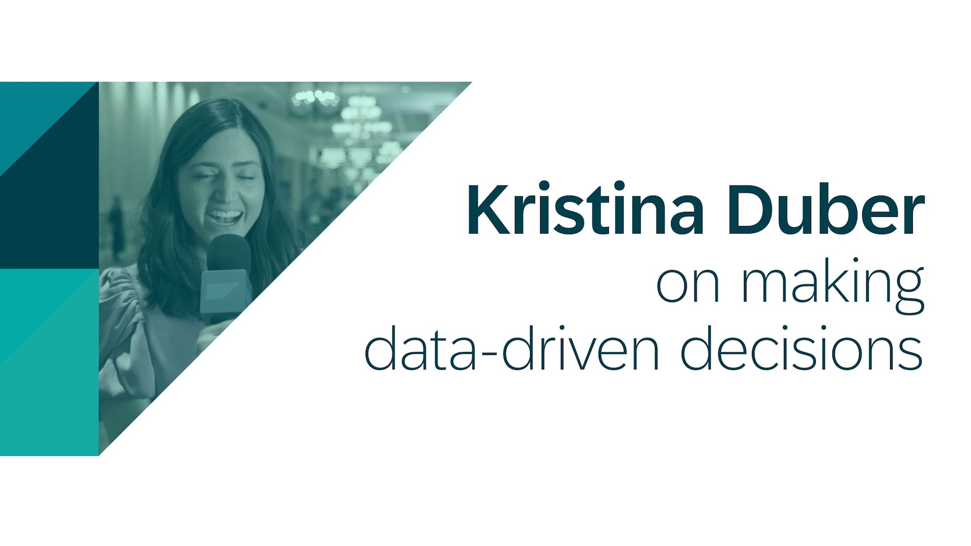 <span>Customer Insights: Kristina Duber on making data-driven decisions</span>
