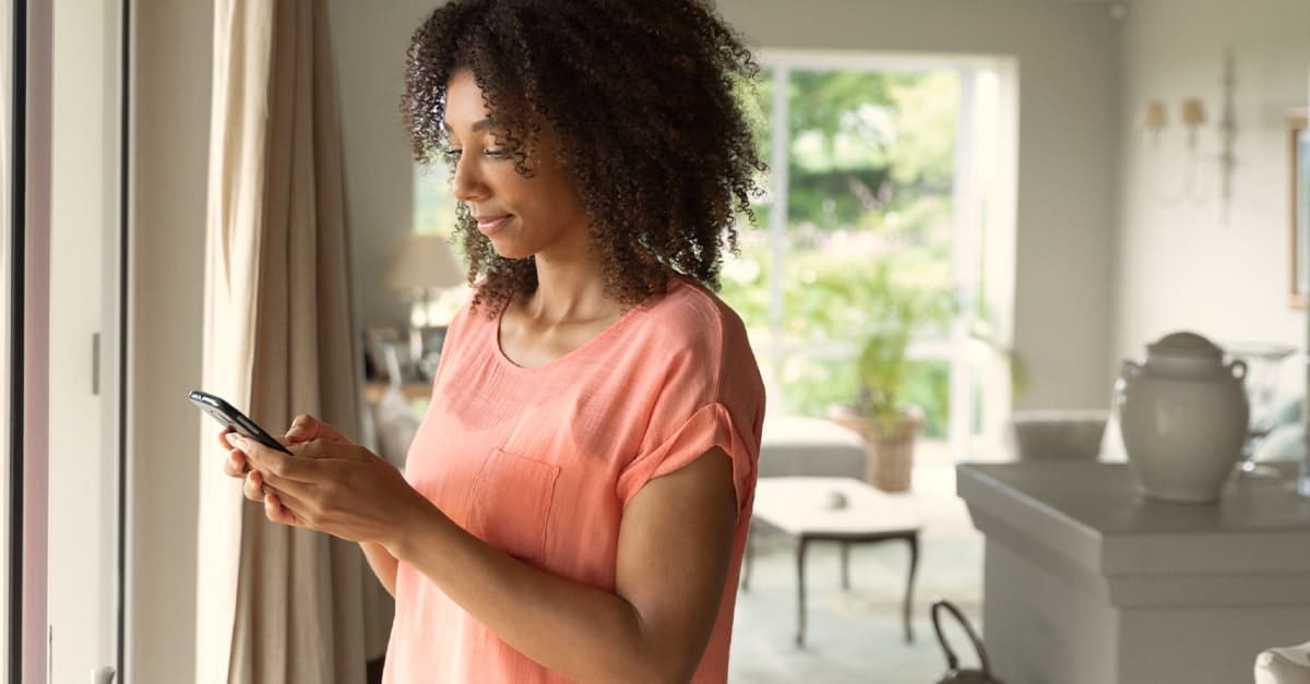 person on mobile phone