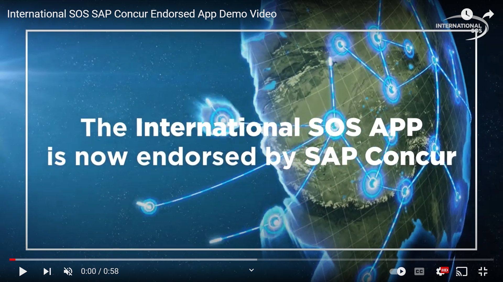 <span>International SOS SAP Concur Endorsed App Demo Video</span>
