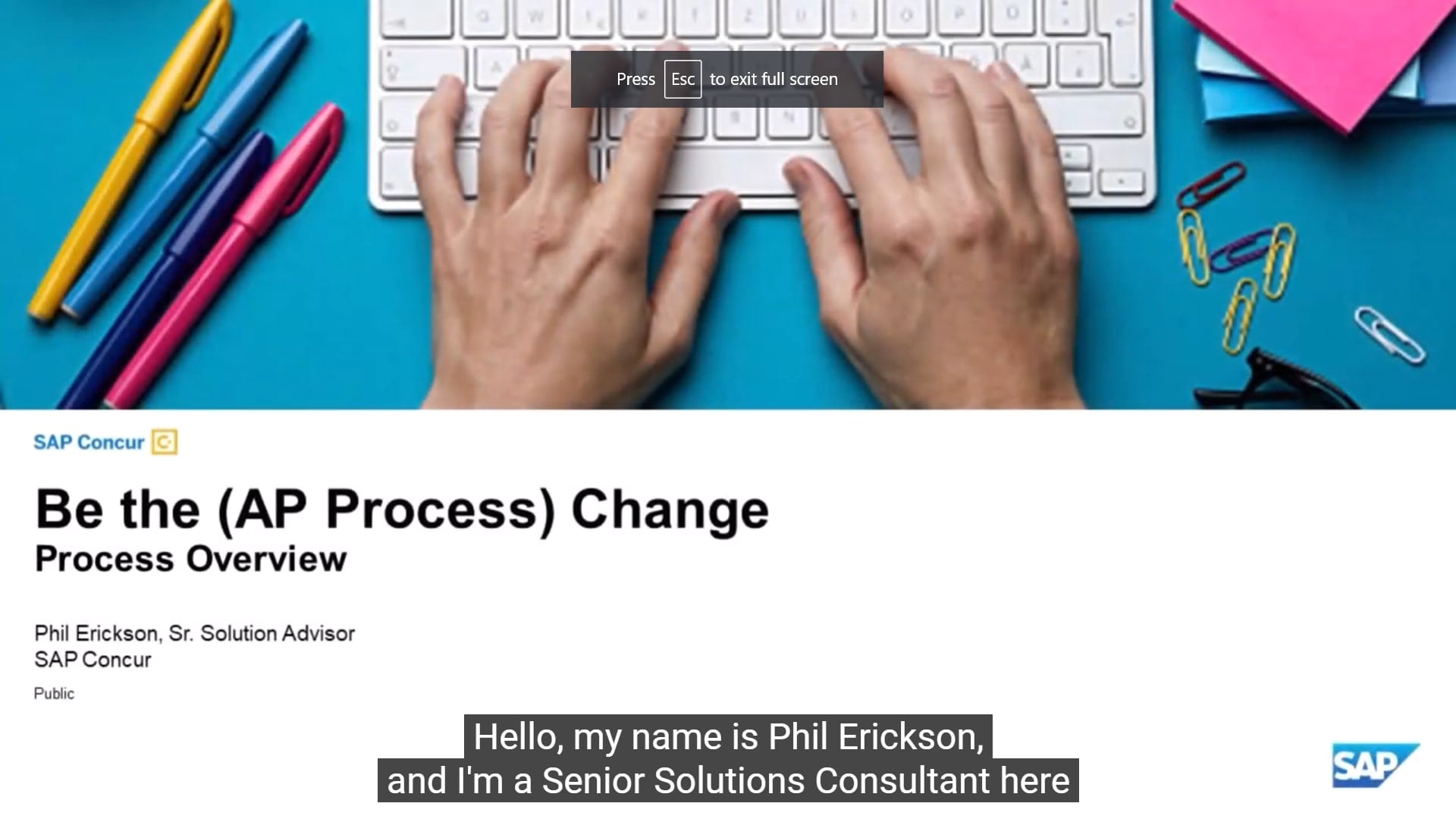 <span>Be the (AP Process) Change - Process Overview</span>
