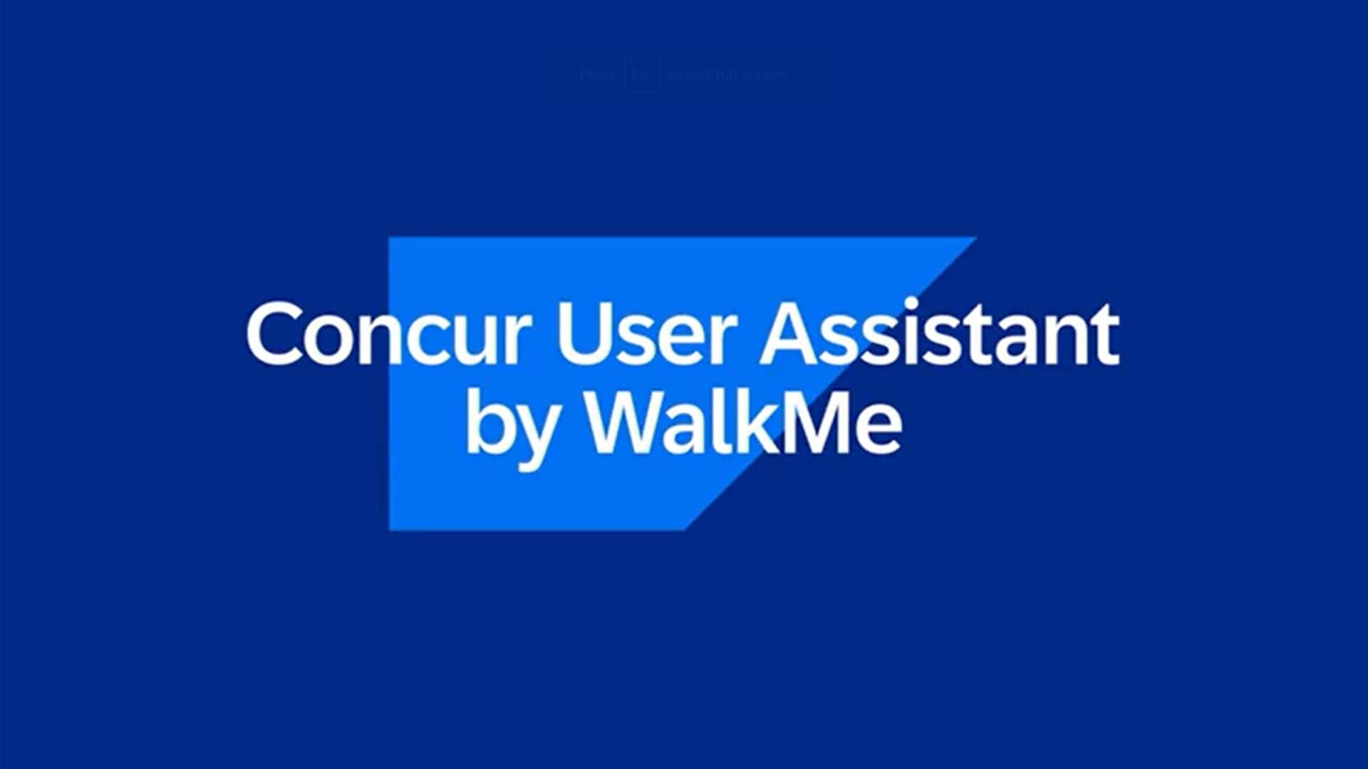 <span>WalkMe for SAP Concur solutions</span>
