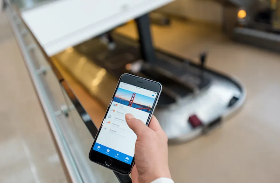 App being shown on a phone