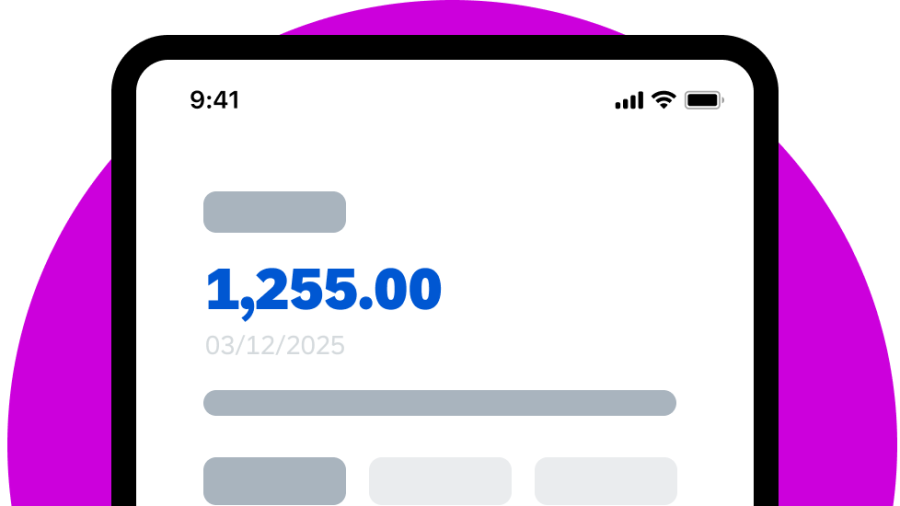 graphic of phone with receipt