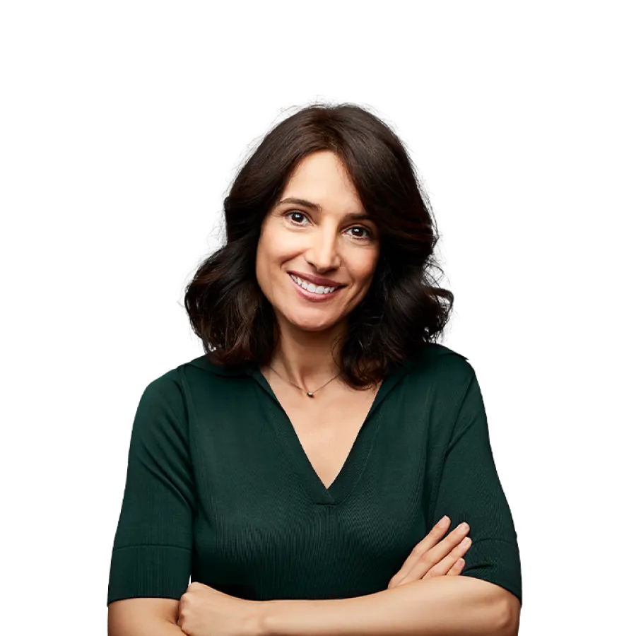 business professional with arms crossed