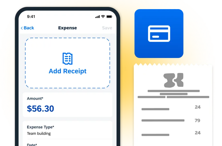 A screenshot of mobile Expenseit