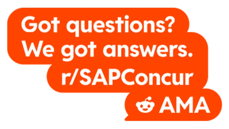r/SAPConcur reddit AMA