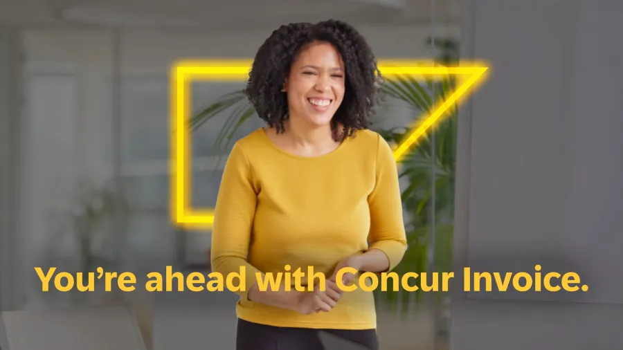 You're ahead with Concur Invoice
