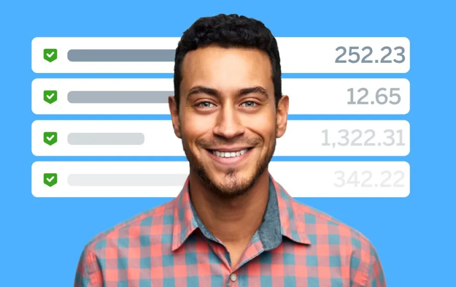 A man excited that his invoices are done with Concur