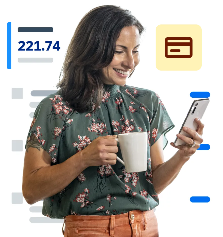 Woman who has had a great expense experience