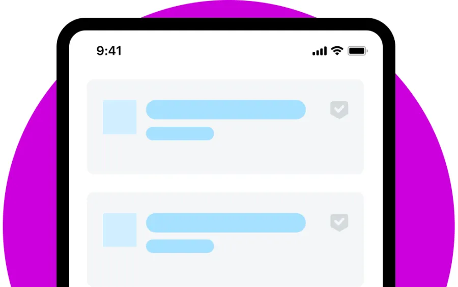 screenshot of phone
