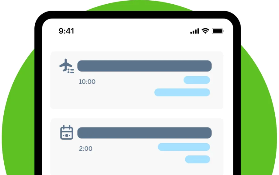 screenshot of phone