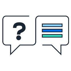 Question and response pictogram