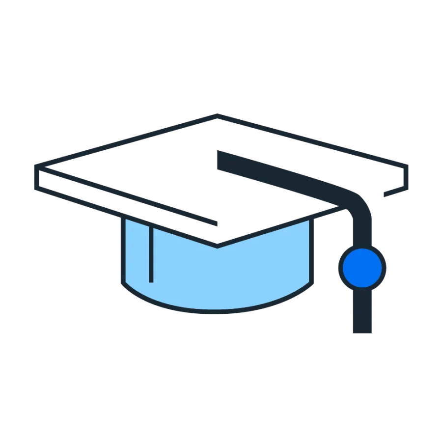 graphic of graduation cap