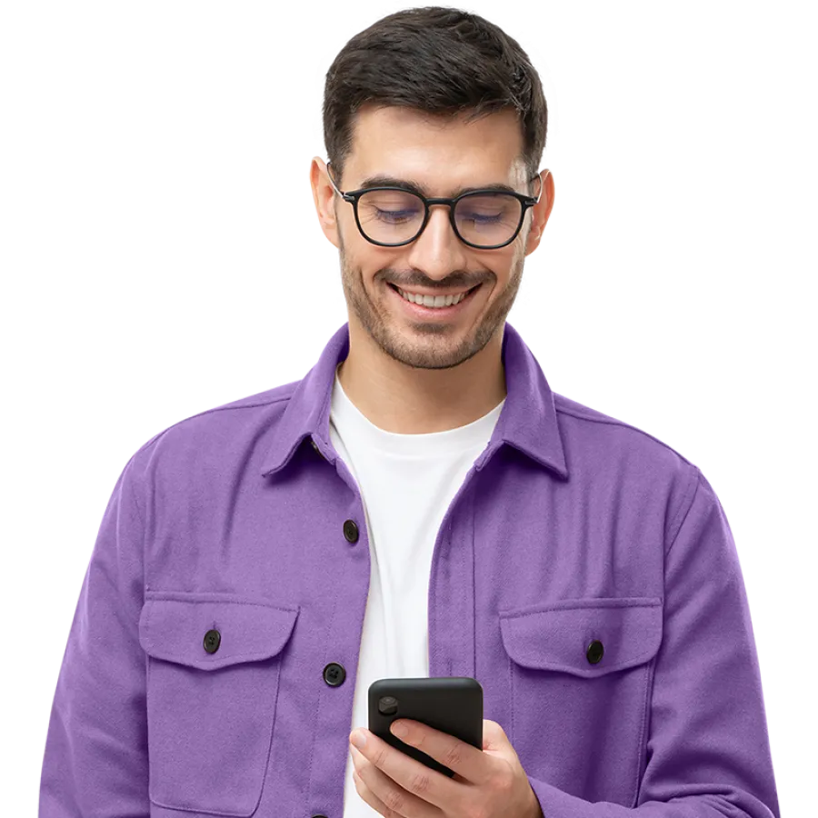 person smiling