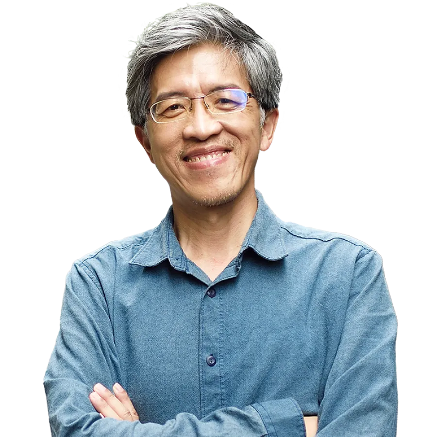 man smiling