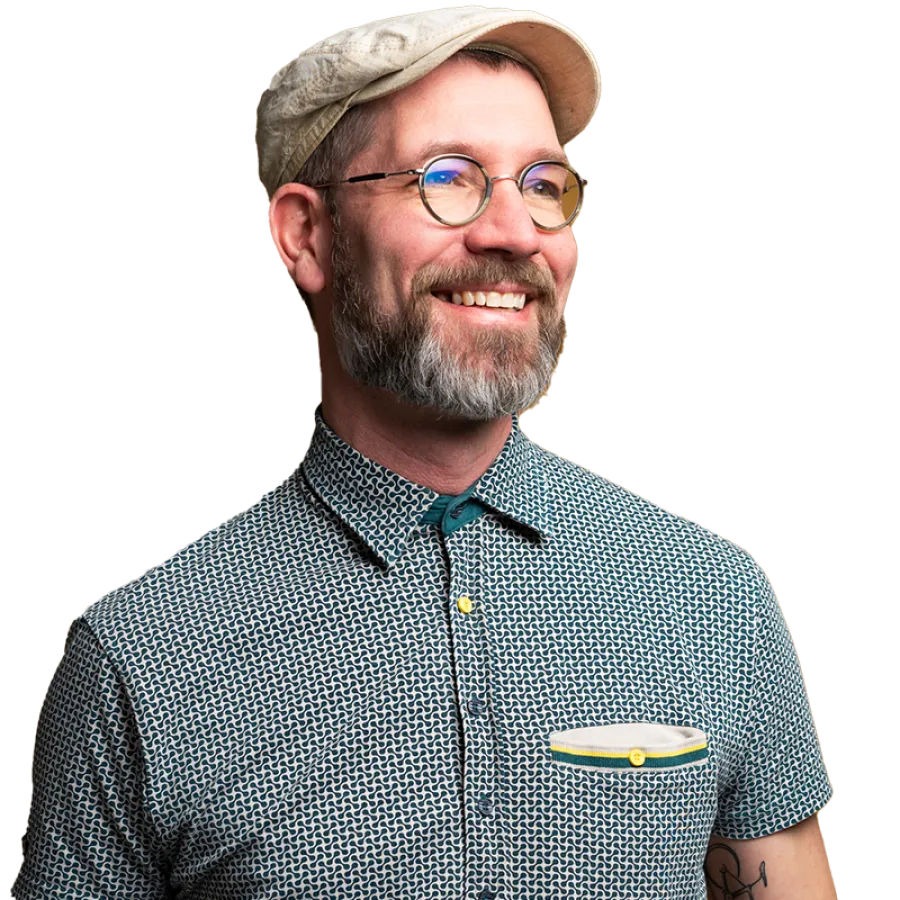 man smiling