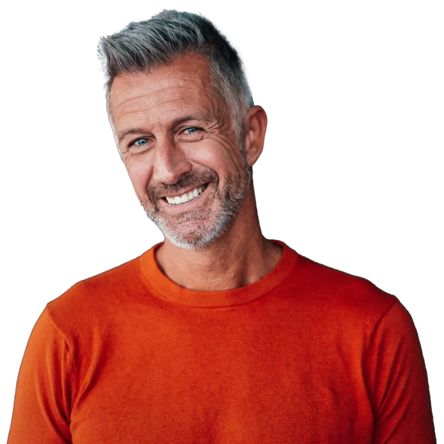 man smiling