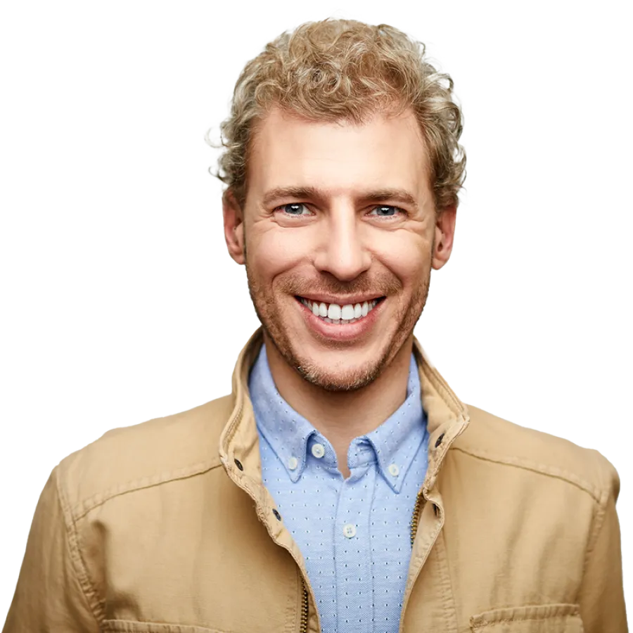 man smiling
