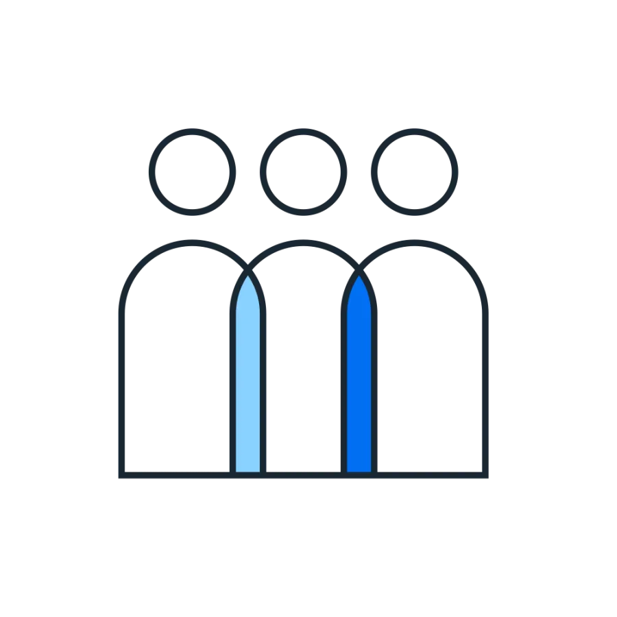Group of three