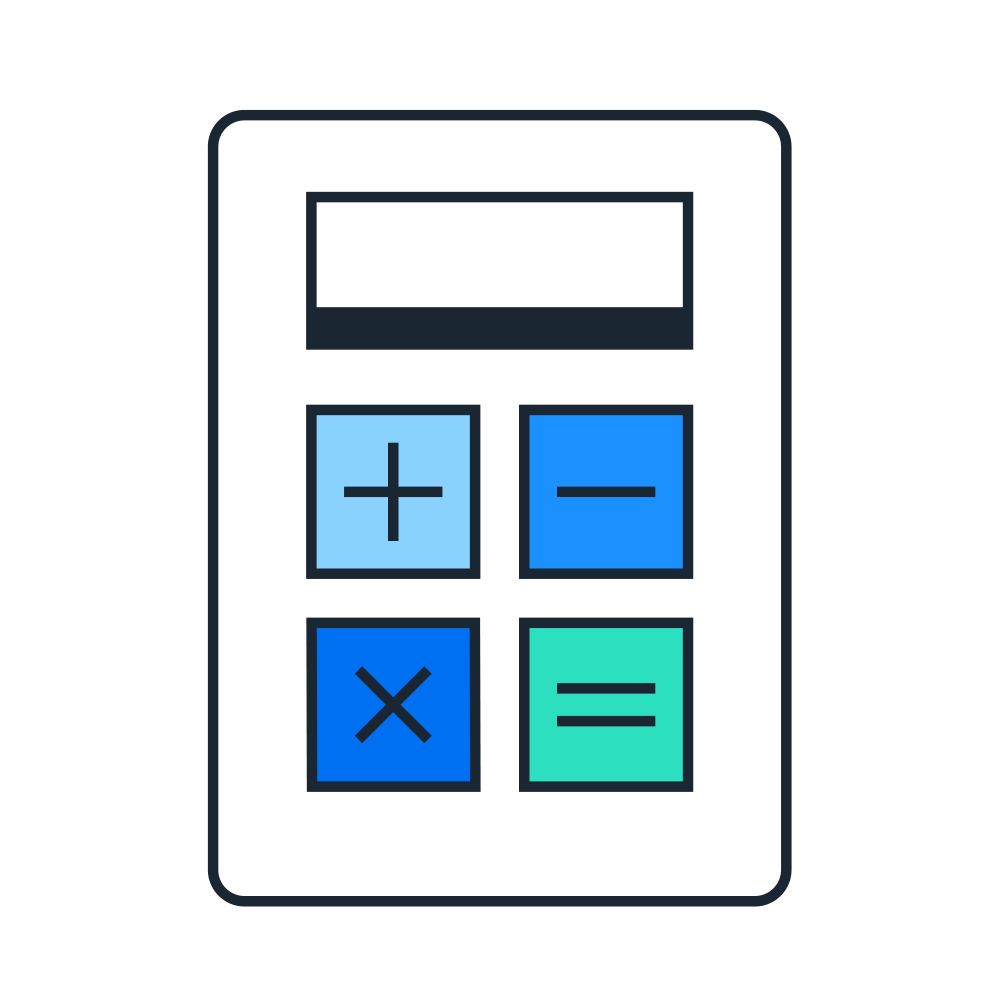 Calculator pictogram