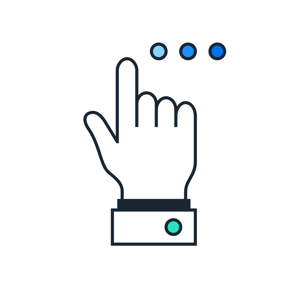 graphic of finger clicking