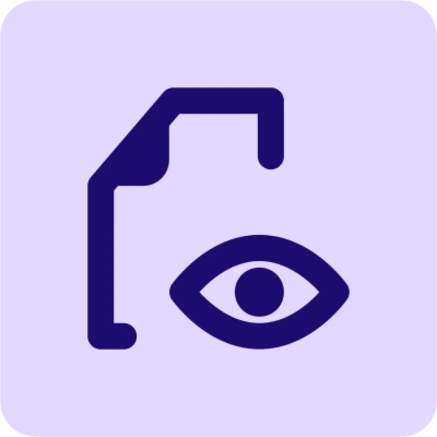 invoice visibility