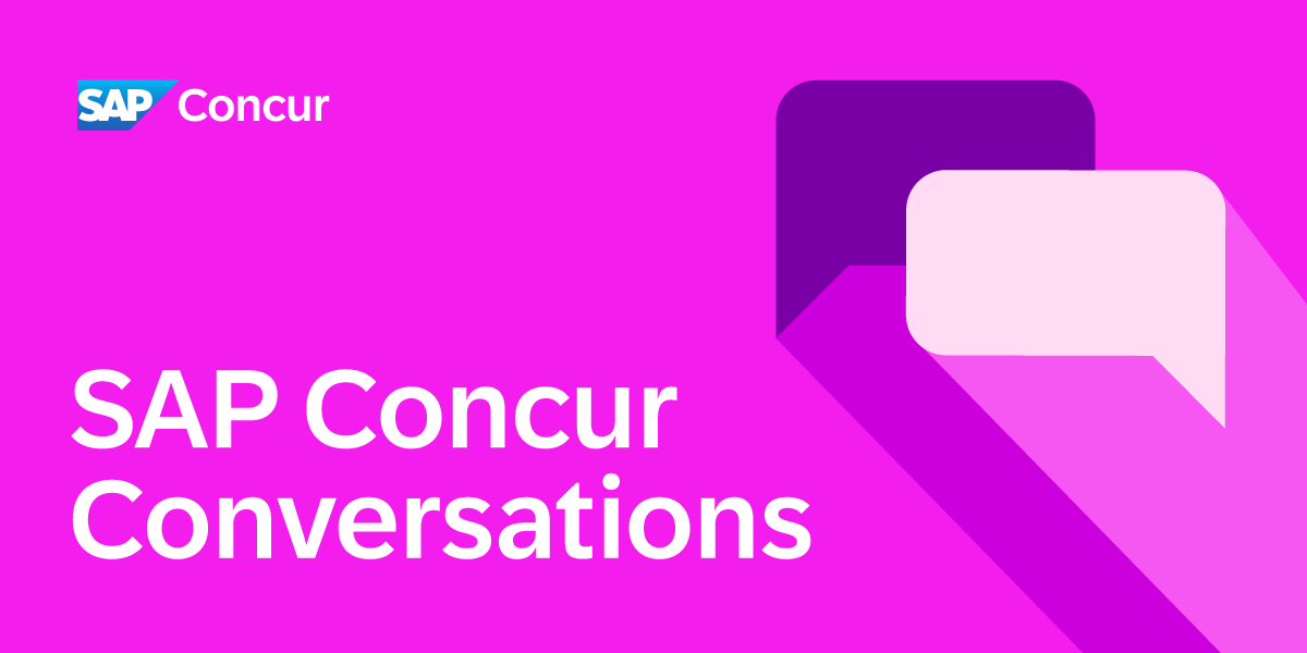 SAP Concur Conversations podcast cover art